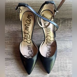 NWOT Sam Edelman Black 3 Inch Heels. Size 8.5.